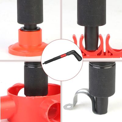 Pistolet de plafond rouge compact pour une installation facile et rapide du plafond