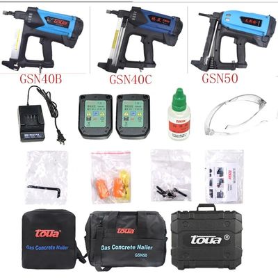 Toua GSN50 puissant pistolet à clous à gaz clous pneumatiques réglables