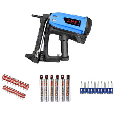 Pistolet à clous à gaz puissant GSN50 Design bleu noir pour le béton et les broches d'entraînement
