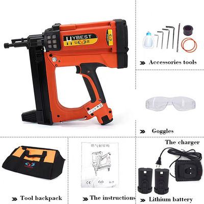 Portable HYBEST GSR40 Batterie au lithium-ion Nailer à gaz pour la décoration et la construction