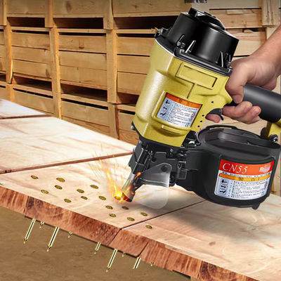 Taiwan Pneumatic Air Nailer pour palette de béton en bois de qualité industrielle CN55 Coil Nail Gun