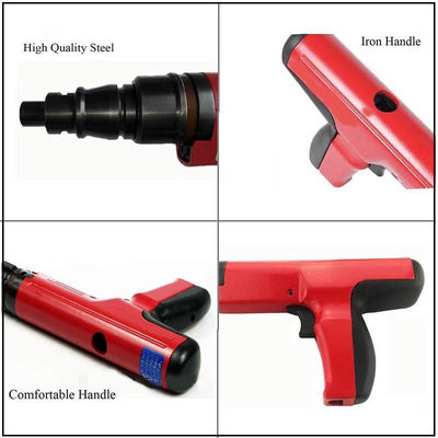 Fermeture rapide et précise du mur en béton avec un pistolet à clous de 2,5 kg pour une longueur de clous de 1 pouce
