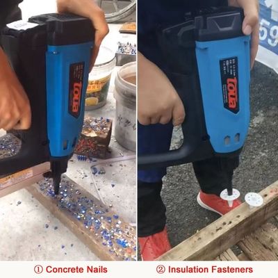 Support personnalisé 2 en 1 Nailer à gaz pour le béton et les performances d'isolation