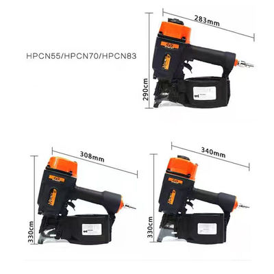 75-110 PSI Pneumatique CN70 pistolet à clous pour palettes bois Max Air Coil Nailer et source de puissance
