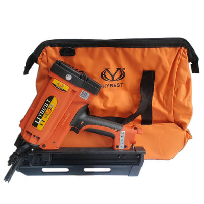 Pistolet à clous à carreaux à gaz orange à forte capacité pour la construction et la décoration