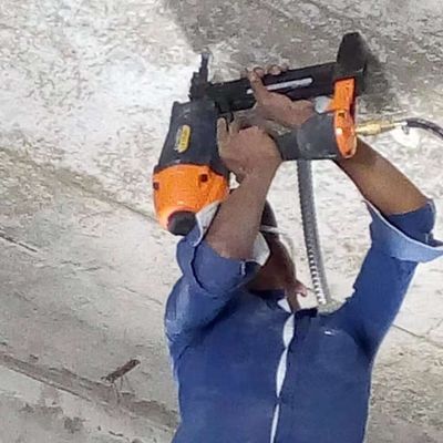 Légère alliage d'aluminium Air Concrete Pinner SR40 pour fixation universelle au béton
