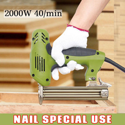 2000W Outils électriques d'alimentation électrique Stapler pistolet électrique Staple 10-30mm 1,6kg 2 en 1 cadre Tacker
