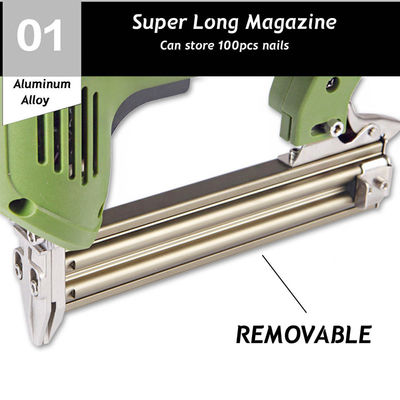 2000W Outils électriques d'alimentation électrique Stapler pistolet électrique Staple 10-30mm 1,6kg 2 en 1 cadre Tacker