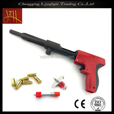 Poussière rouge actionné clou de fixation pour clou de toit Gun qualité professionnelle et durable