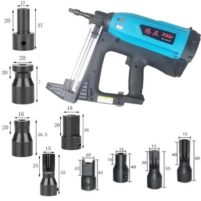 Pistolet à clous à actionnement au gaz à plusieurs buses GSN50C Source d'alimentation pneumatique pour clous en béton