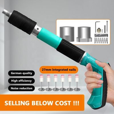 Un mini pistolet à clous bleu avec 5 engrenages, réglable pour l'industrie, 50% de réduction