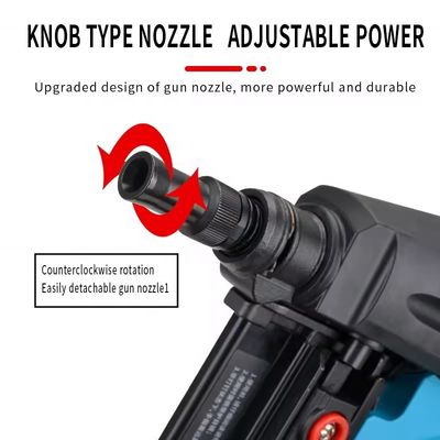 Toua DCCN40A Pistolet électrique à clous rechargeable pour béton et métal 100J Poids net 4,7 kg