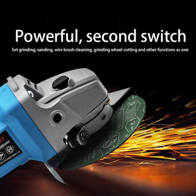 Vitesse maximale du moteur 8500 tours par minute Moulin à angle sans brosse rechargeable de 21 V pour la découpe et le polissage