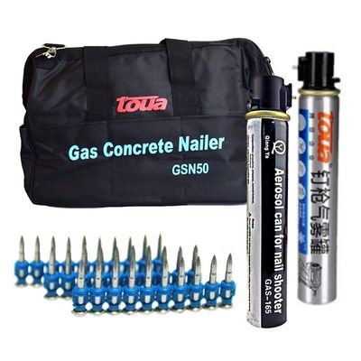 GSN50 Concrete à gaz Pneumatique et polyvalent pour une longueur minimale de clous 1/2 pouce