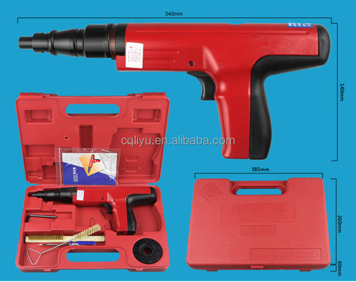 NS301 Poudre semi-automatique à actionnement de pistolet à ongles Kit Construction en acier pour 3 1/2 pouces ongles
