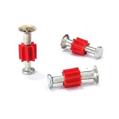 Diamètre général de la tête 25 mm Poussière d'acier actionné des clous de tir en béton avec 4 mm de charnière