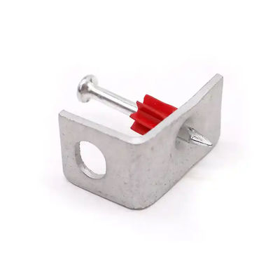 Pistolet à ongles électro-galvanisé à poudre actionné avec laveuse à 90 degrés et longueur de tige de 25 mm