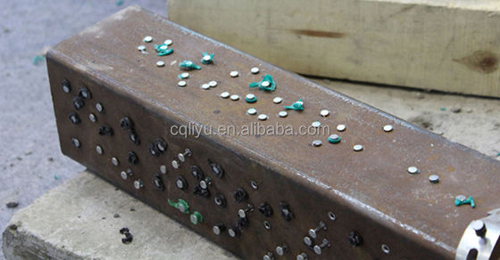 15-40MM épingle de béton en plastique collé à gaz clou de béton pour applications industrielles