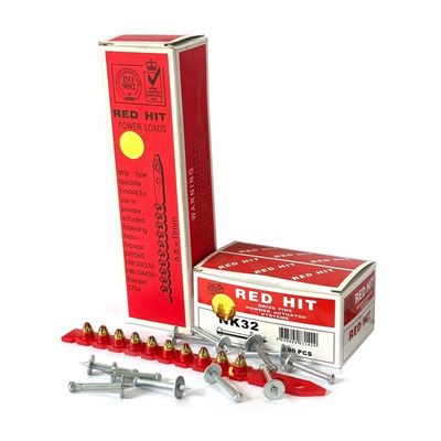 Concrete Nail RED HIT 6.8*11 Charges de puissance et broches d'entraînement NK32 à tête plate