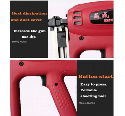 Un pistolet à ongles à gaz sans fil GN90 pour une longueur de ongle de 1/2 pouce