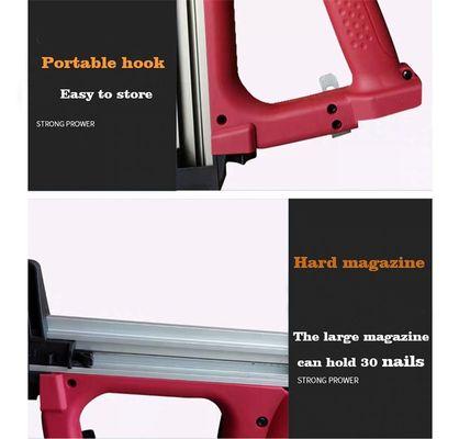 Un pistolet à ongles à gaz sans fil GN90 pour une longueur de ongle de 1/2 pouce