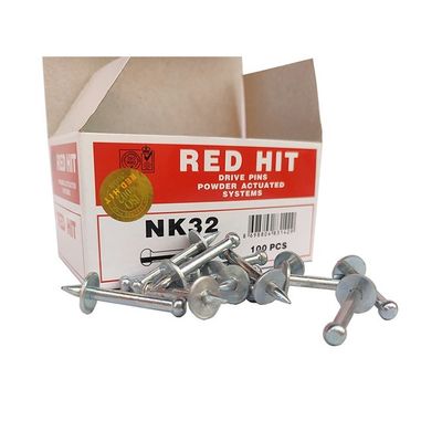 3.7mm Shake Dia. Laveuse métallique Dia. Cartouche de clou de tir en béton de 12 mm pour le pistolet à clous
