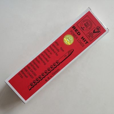 S1 JL RED HIT Charges de puissance.27 CAL 6.8 * 11 Cartouches avec et en acier au carbone