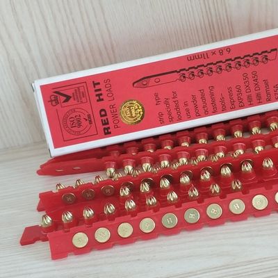 S1 JL RED HIT Charges de puissance.27 CAL 6.8 * 11 Cartouches avec et en acier au carbone