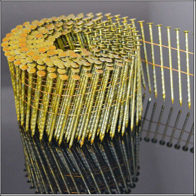 15° Collation angle fileté clous de bobine pour 5-7 mm de diamètre de la tête et la performance