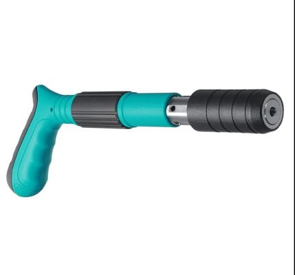 33cm Bleu Mini pistolet à clous Acier à faible bruit pour le mur de ciment Décoration intérieure industrielle
