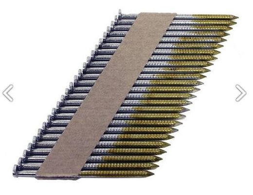 2 " 3-1/2 " ISO standard de l'encadrement des clous 34 degrés avec électro galvanisé