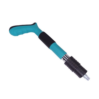 33cm Bleu Mini pistolet à clous Acier à faible bruit pour le mur de ciment Décoration intérieure industrielle