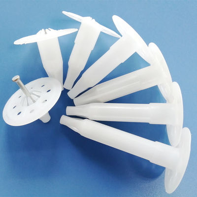 30-100 mm de longueur Plastique isolant en mousse de plaque d'isolation Des clous isolants à tête plate
