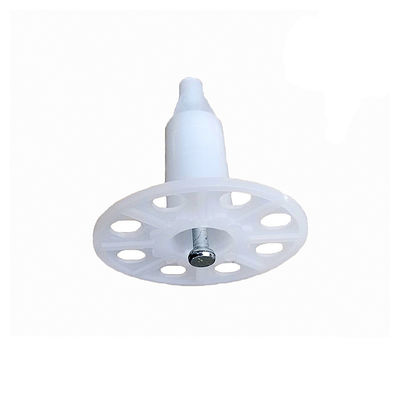 Pièces en plastique, clous en béton avec isolation et revêtement en zinc, diamètre de la tête 7,6 mm