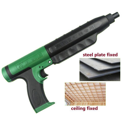 Pistolet à clous silencieux en poudre noire verte avec capacité de 2,2 kg et fonction de réduction du bruit