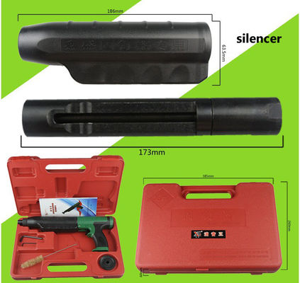 Pistolet à clous silencieux en poudre noire verte avec capacité de 2,2 kg et fonction de réduction du bruit