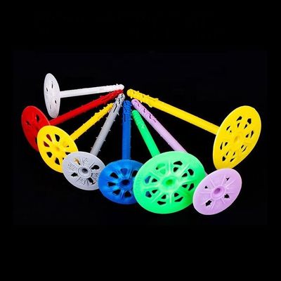 8 mm de diamètre de la tige en plastique Nylon Wall Plug Anchor Drywall Dowel Board Fasteners isolants