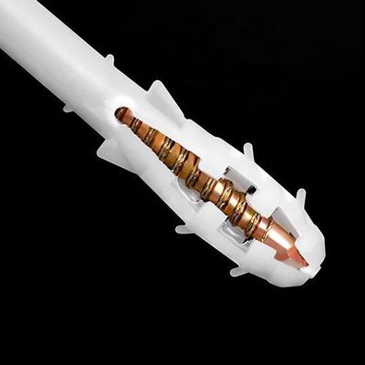 8 mm de diamètre de la tige en plastique Nylon Wall Plug Anchor Drywall Dowel Board Fasteners isolants