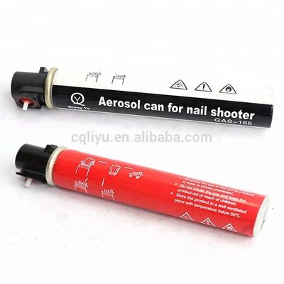 OEM Accepted Nail Gun Gas Cylinder 165 mm 154 mm Fuel Cell for Gas Nailer Il est équipé d'une batterie électrique de 165 mm.