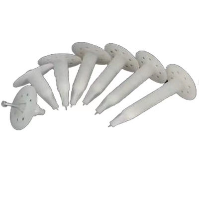 3.7mm Diamètre de la tige Des clous isolants en acier à tête plate pour l'installation de murs isolants