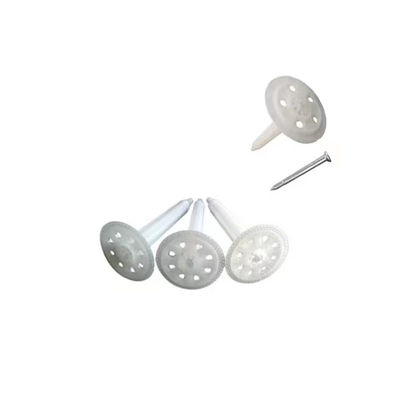 3.7mm Diamètre de la tige Des clous isolants en acier à tête plate pour l'installation de murs isolants