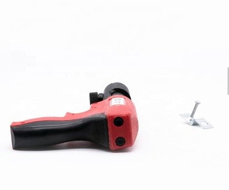 Pistolet à clous rouges portable pour fixer des clous de tir en béton en fer et en acier dans un rayon de 76 mm