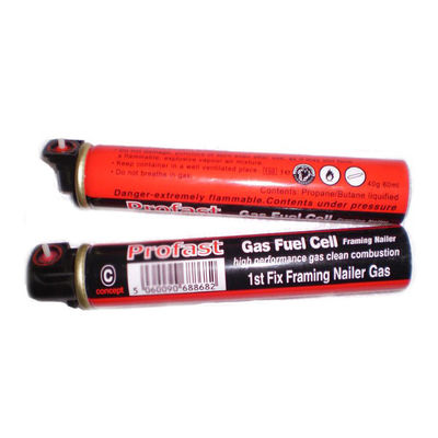 40 g/75 ml Capacité FC154 Canne à gaz pour clous à gaz Conception compacte et portable