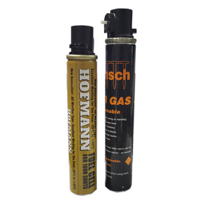 1000 tirs Qty Propane Nailer Celle à combustible au gaz avec capacité 38g/75ml et conception personnalisée