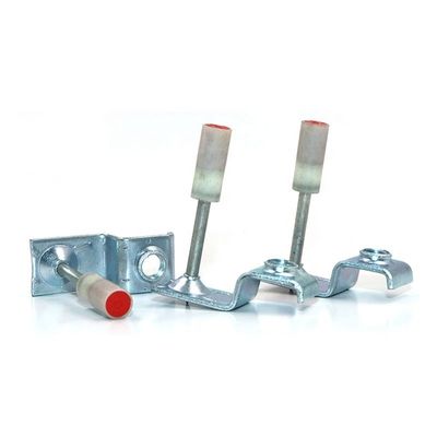 Outil d'ancrage de plafond à usage général pour la construction avec clous en poudre d'acier à charnière lisse
