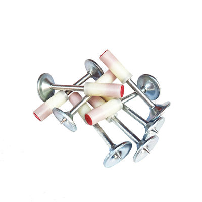 7.3 mm Diamètre de la tête Des clous de plafond intégrés en acier et en plastique pour le tir au plafond