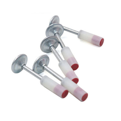 7.3 mm Diamètre de la tête Des clous de plafond intégrés en acier et en plastique pour le tir au plafond