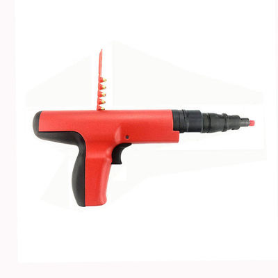 Pistolet à clous en béton manuel rouge pour charge de poudre S1.27Cal 6.8*11mm