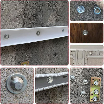 7.3mm Tête plate ronde 27mm Mini clip de plafond pour l'installation de pistolet de plafond de réduction du bruit