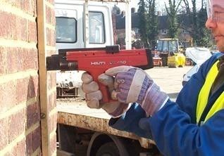 Pistolet à clous sans fil à actionnement en poudre DX-450 de qualité professionnelle avec source d'alimentation manuelle